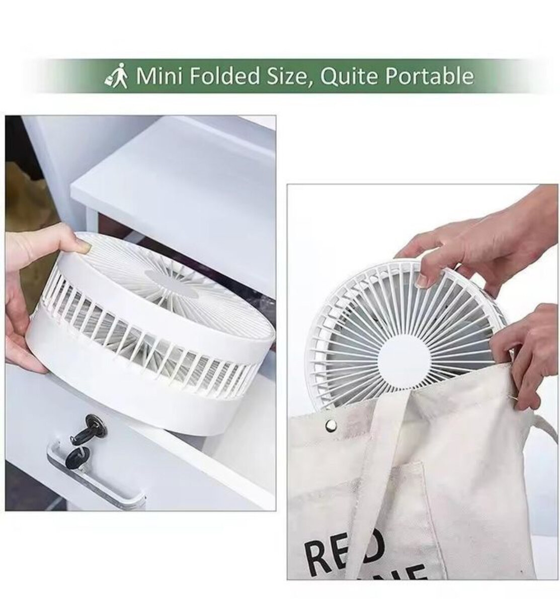 Ventilateur pliable télescopique