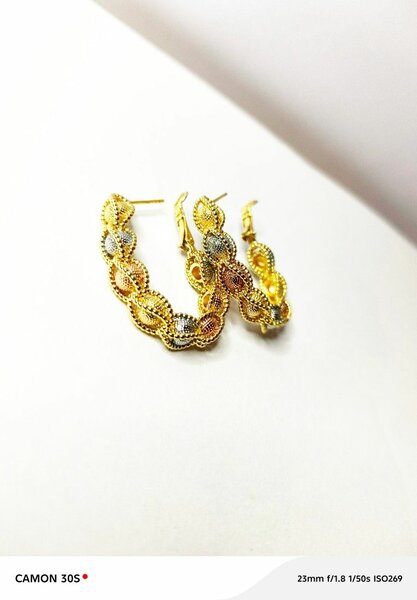 Boucle d'oreille 3tons