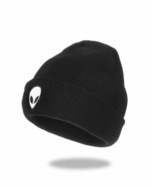 Bonnet Noir Motif Unique