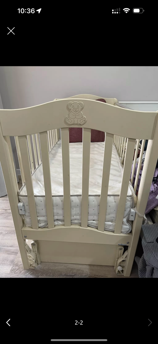 Детская кровать с матрасом