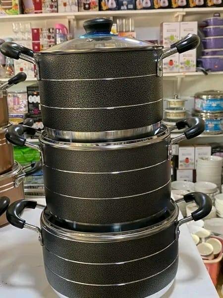 3 pieces Granite Non Stick