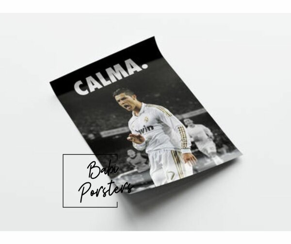 Poster sportif calma CR7