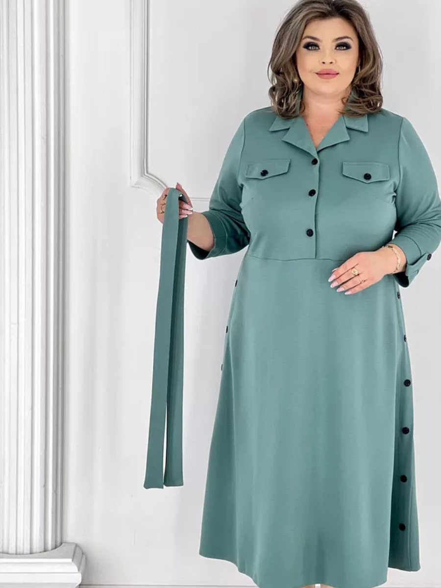 Платье осеннее из трикотажа