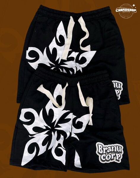 Shorts de sport motif tribal