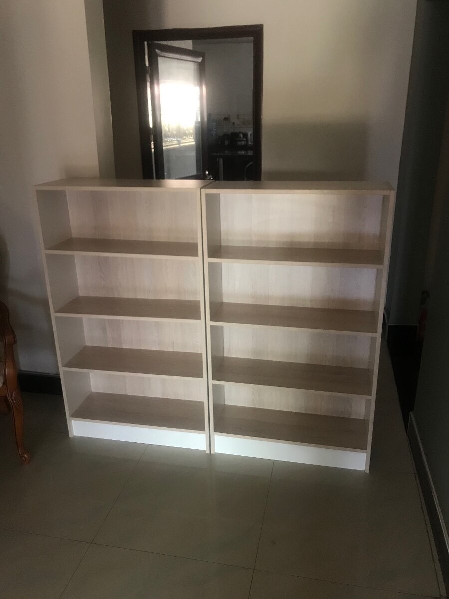 Book shelves (K2,500 for both)