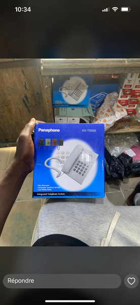 Téléphone fixe sans écran