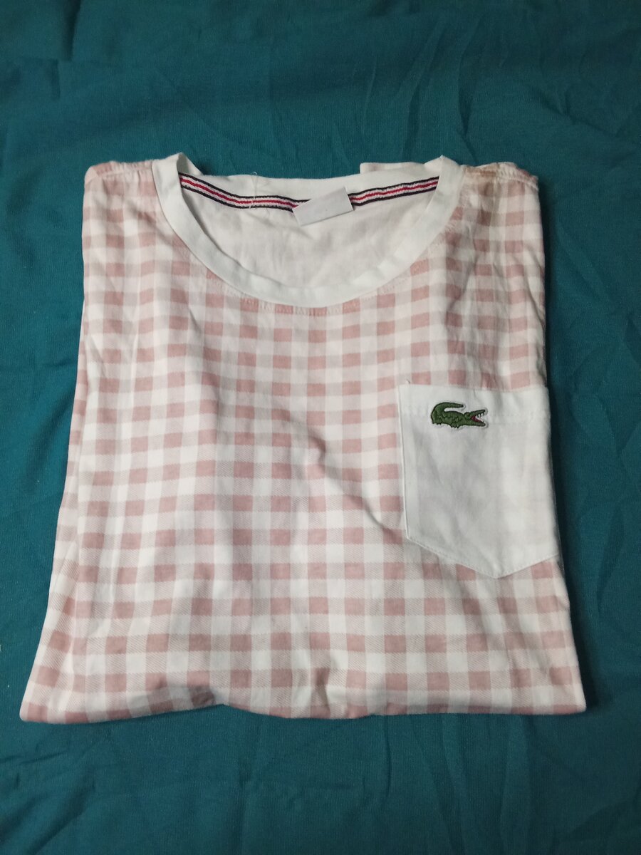 T-shirt carreaux femmes homme