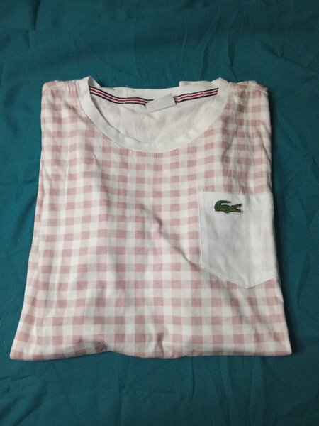 T-shirt carreaux femmes homme