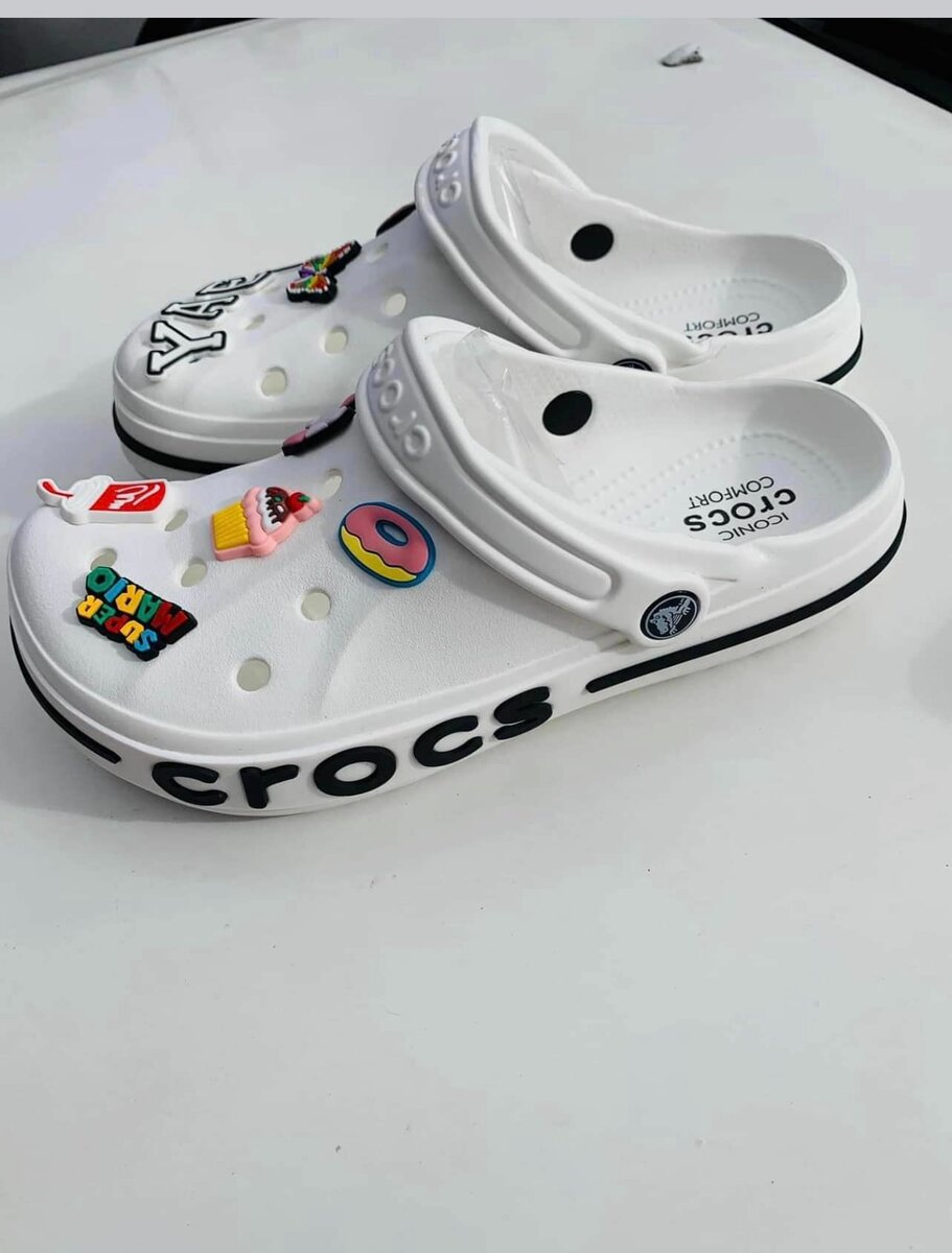 Crocs sabots, color white