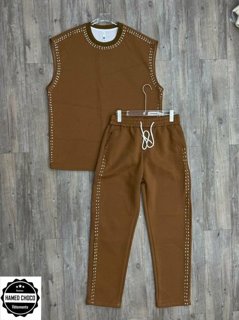 Ensemble Décontracté Sans Manches