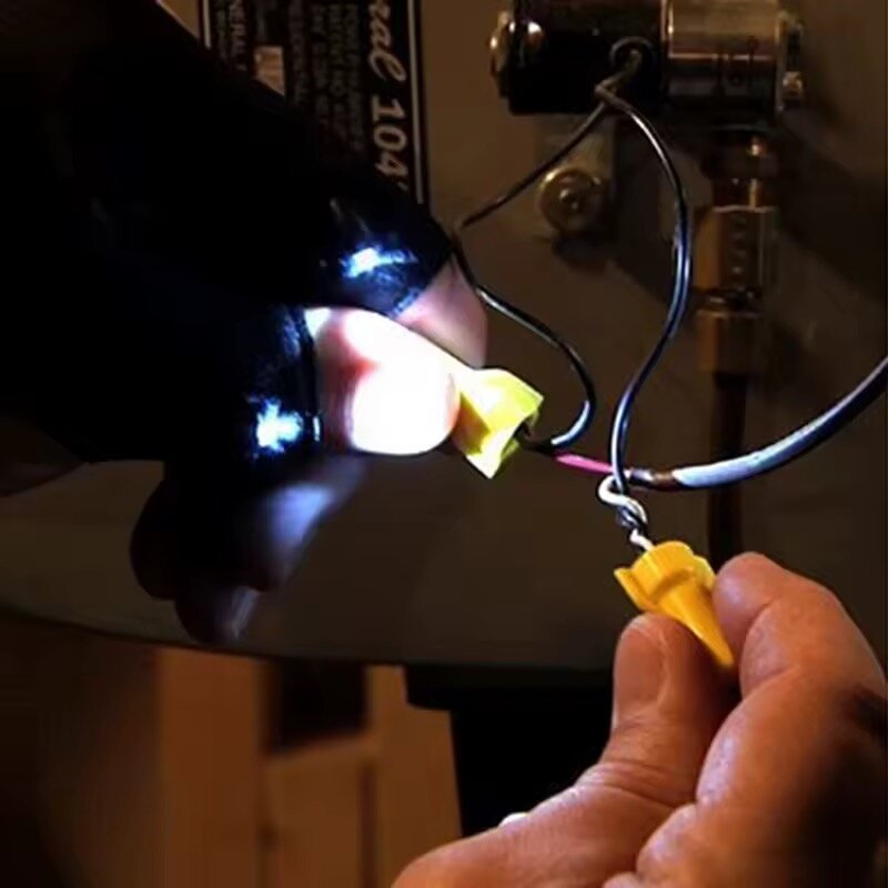 Gants LED de travail main libre