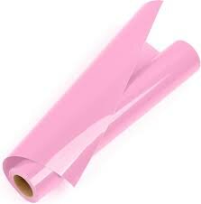 Baby pink vinyl sheet 12 inches