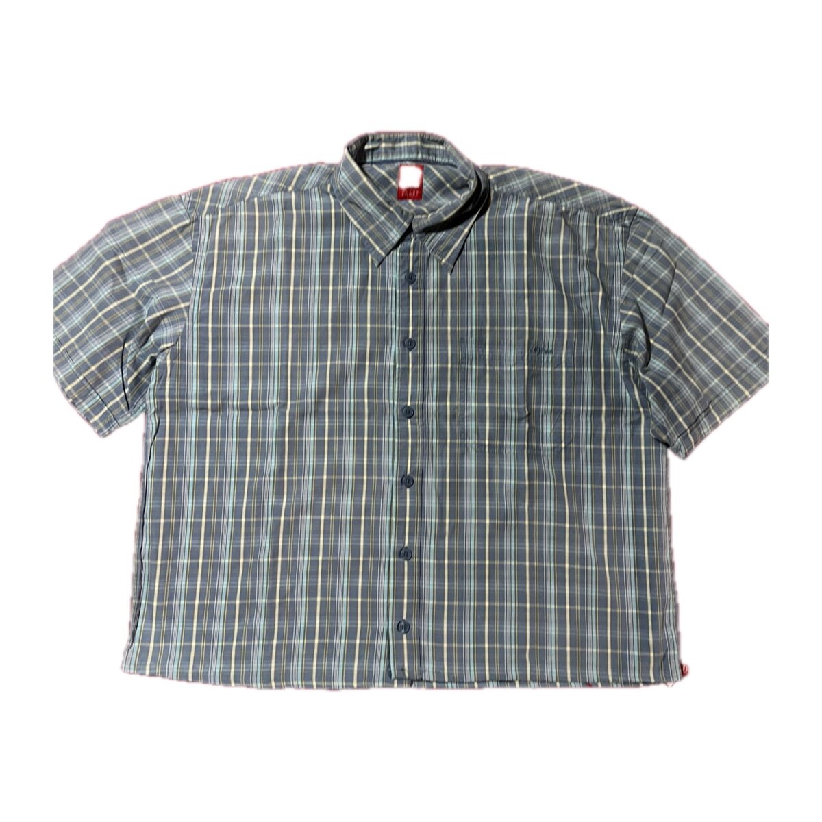 Chemise à carreaux manches courtes