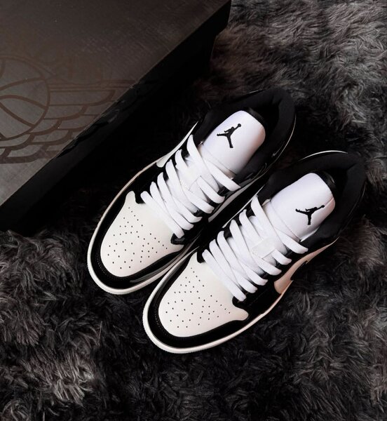 Baskets basses noir et blanc