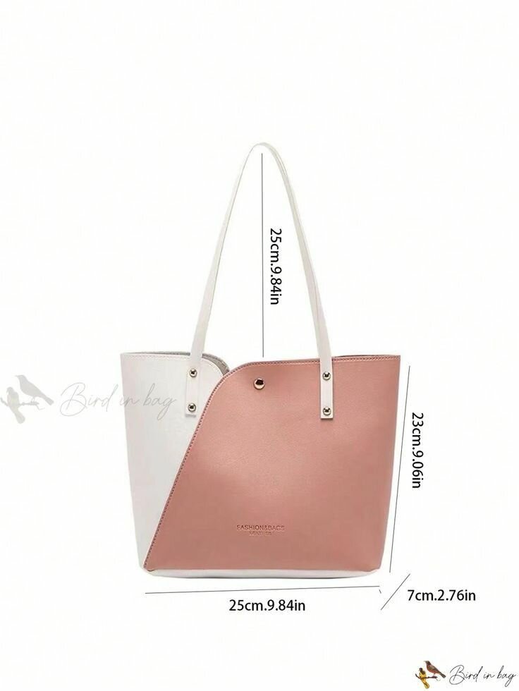 Sac cabas chic bicolore