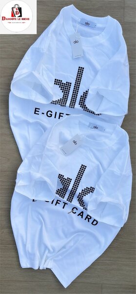 T-shirt blanc unisexe Alo