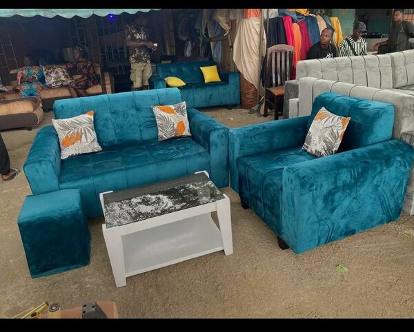 Salon élégant en velours