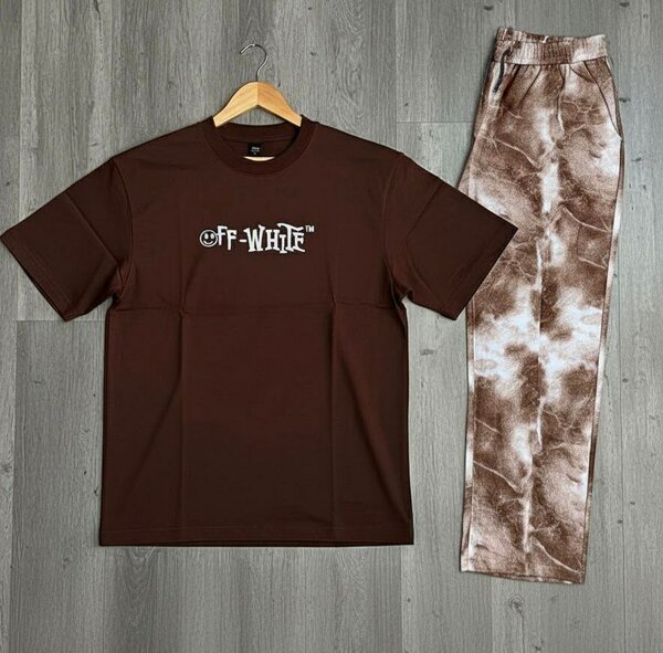 T-shirt marron tendance