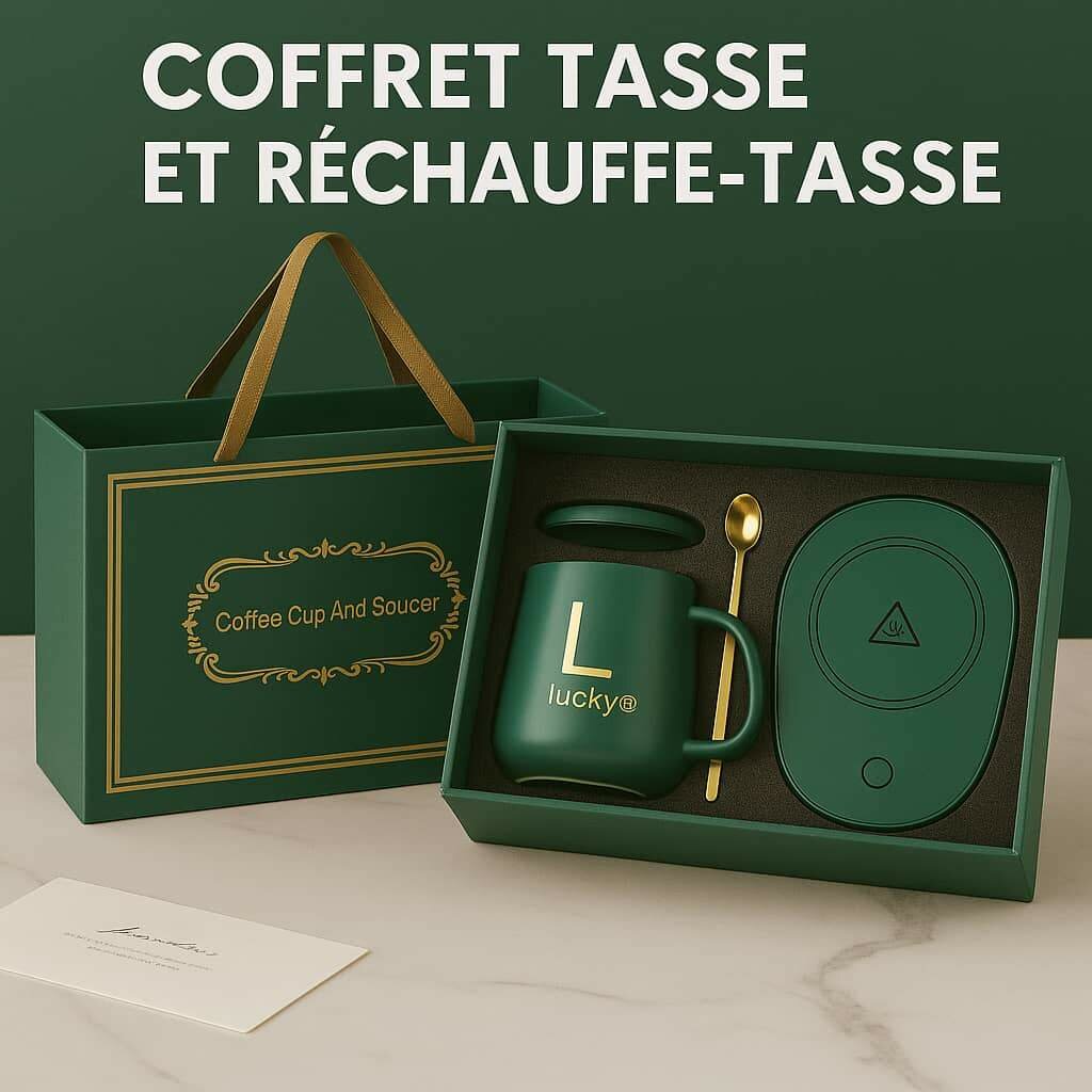Coffret tasse chauffante luxe