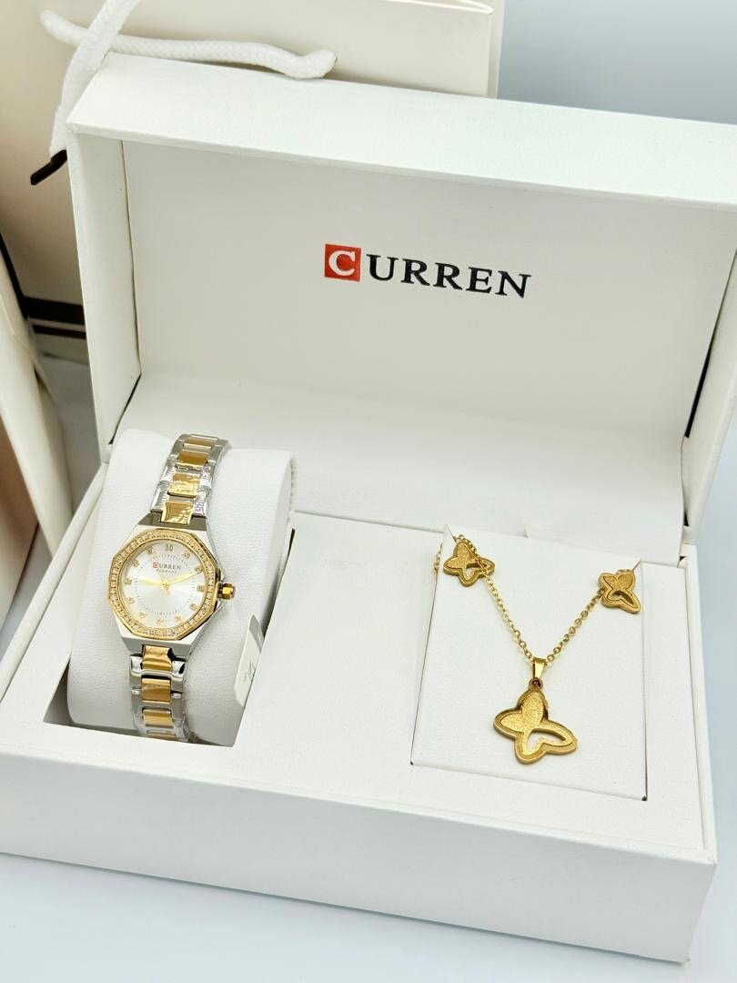 Montre et bijoux en coffret cadeau