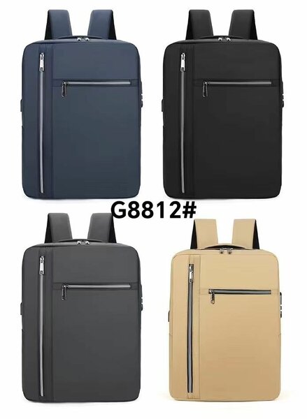 Double Zipped Laptop Backpack with USB port