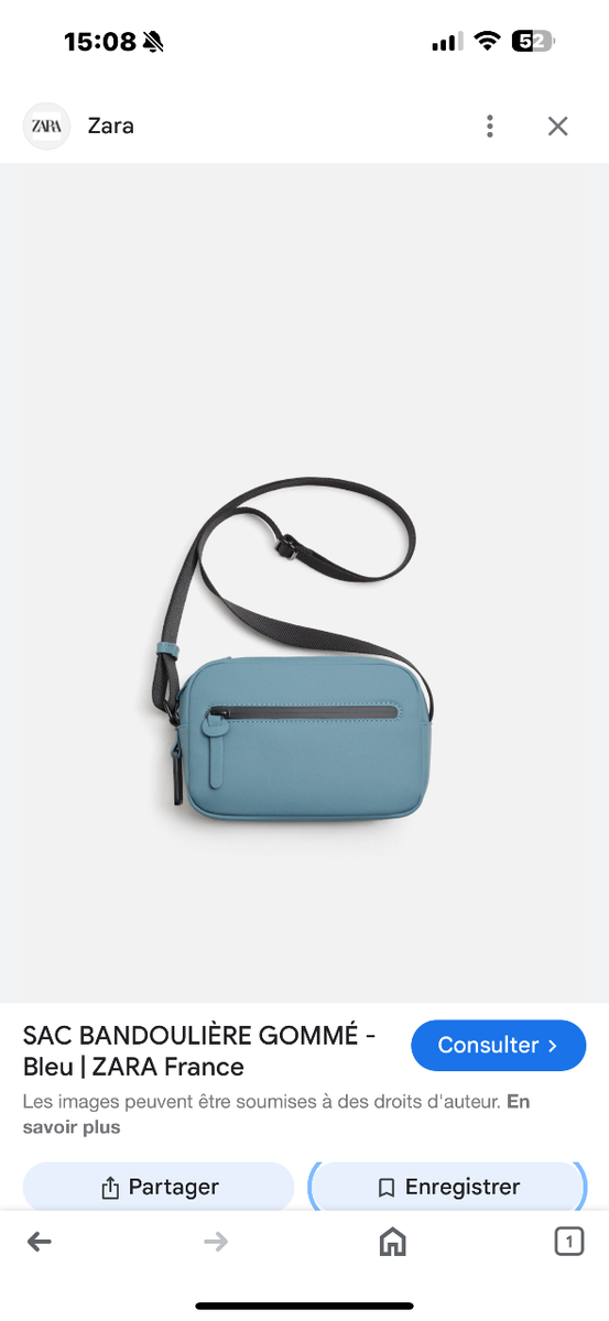 Sac bandoulière zara