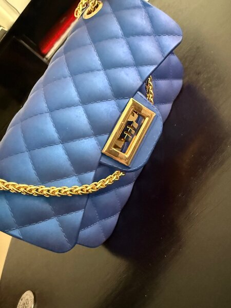Petit sac bleu femme, liquidation!