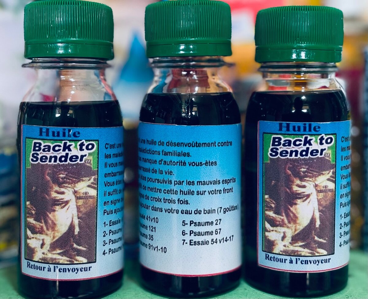 Huile Retour à l'Envoyeur