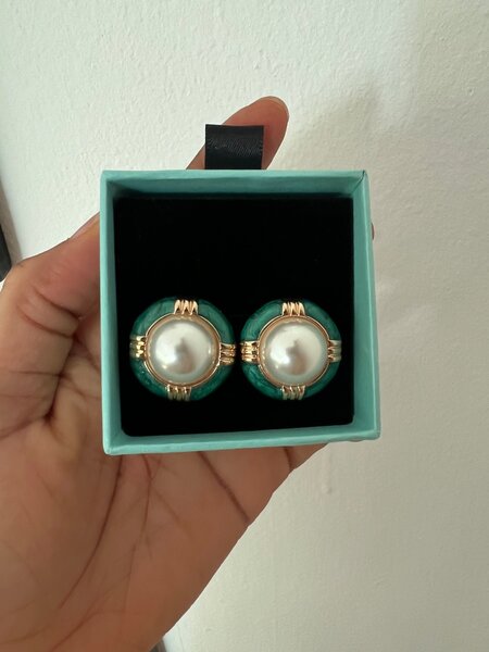 boucles d'oreilles en perles