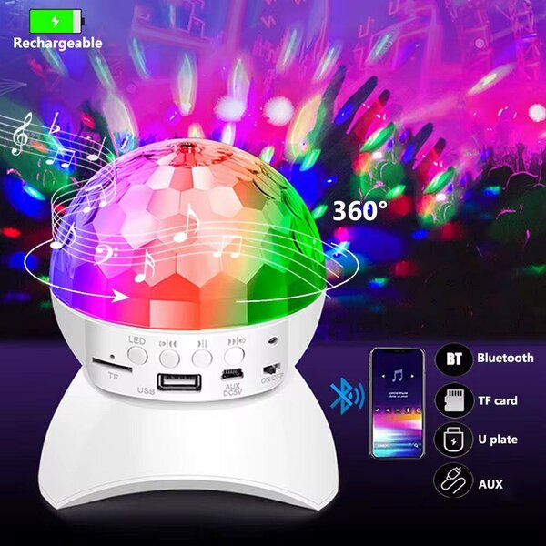 Projecteur LED Coloré Bluetooth