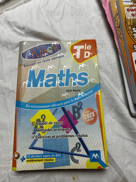 Manuel Maths TS 2023