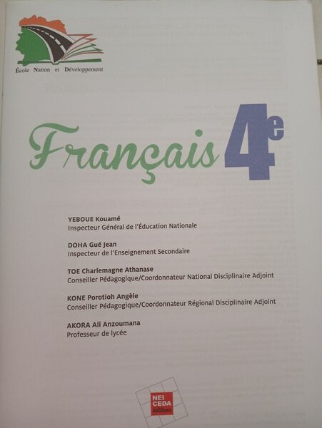 Manuel Français 4e