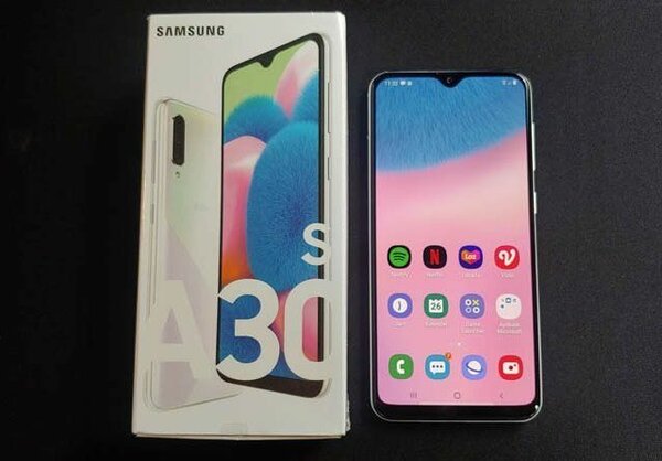 Galaxy A30s 64gb dual sim fresh in box 5000mAh capacity all