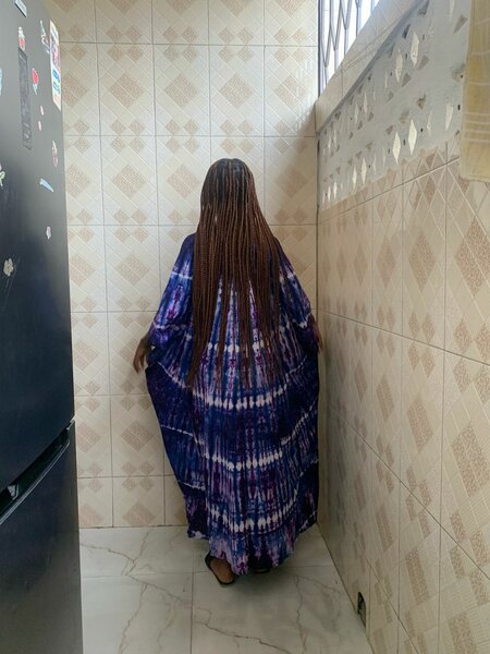 Robe ample batik colorée