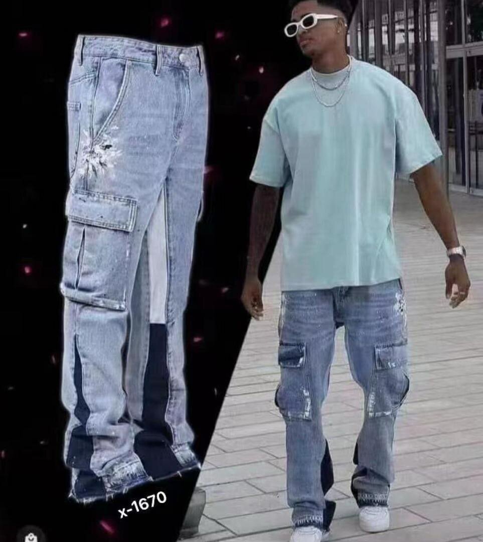 Trendy Cargo Jeans for Men