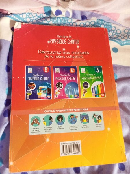 Livre Physique-Chimie 6e