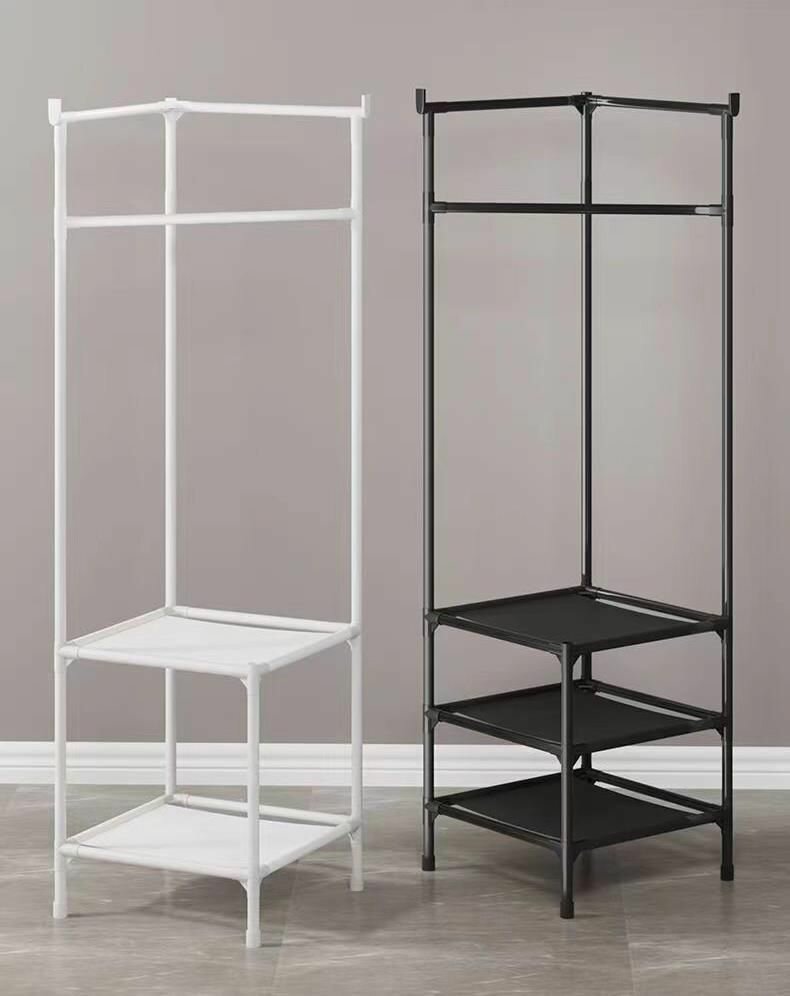 Étagère garde-robe d'angle