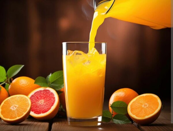2)jus d'orange ou tropical