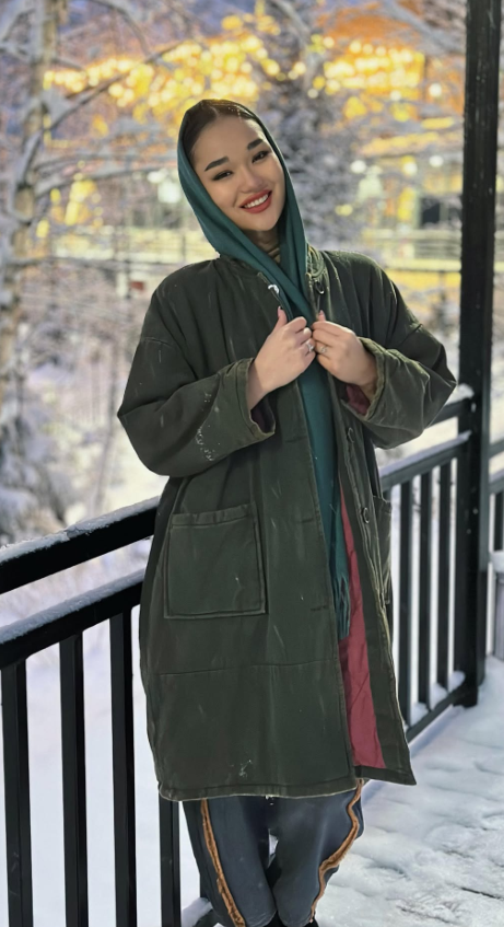 Чапан зеленый