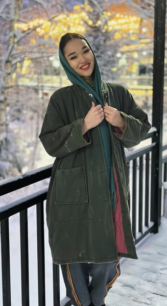 Чапан зеленый