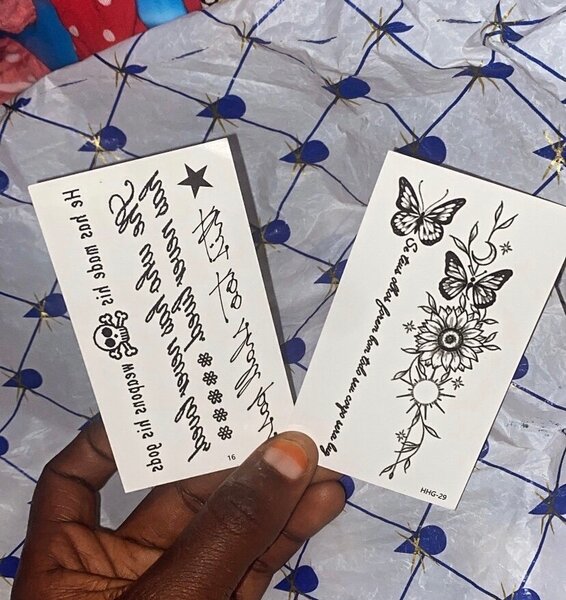 Tatouages temporaires papillons