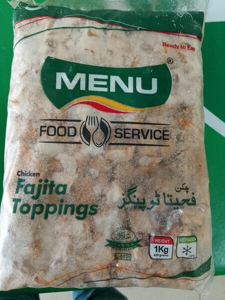 Menu Fajjita Topping Chicken