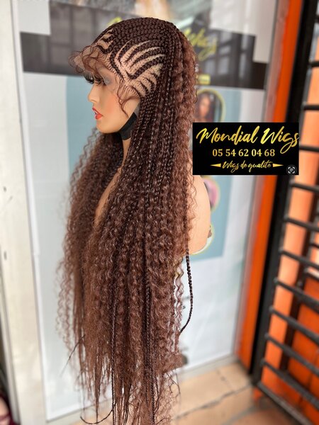 Perruque tresse couleur 33