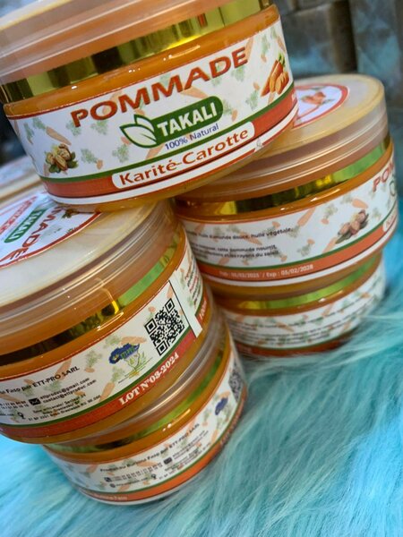 Pommade Karité Carotte Naturelle