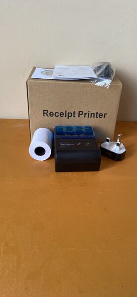 Rechargeable receipt printer