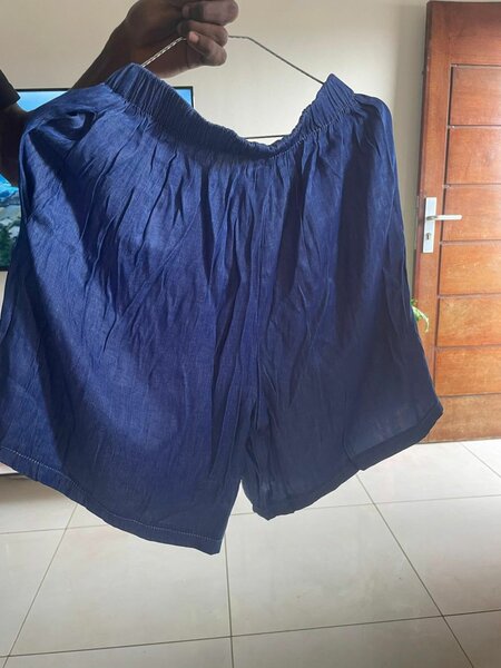 Chemisier et short en jean