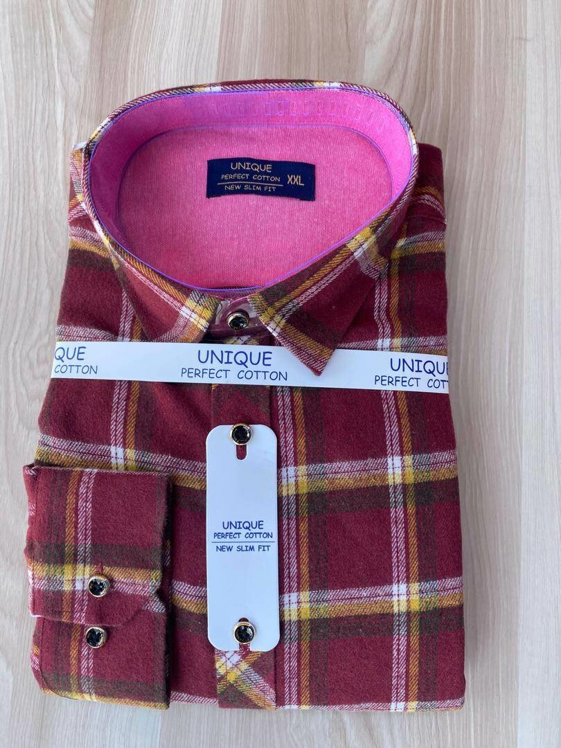 Original check long sleeves shirts for men