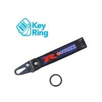 1-PC Motorcycle Collectable Strap Embroidery Keyring Keychain For Honda Yamaha Suzuki Ducati BMW Aprilia Kawasaki Benelli Yari Mitsubish Key Ring Chain Strap Type R