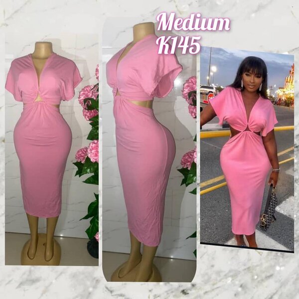 Beautiful and stylish women's dress pink