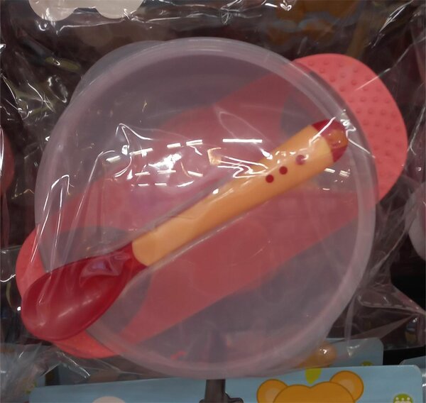 Ensemble bol et cuillère bébé